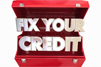 fix credit report,chargeoff,late payment,inquiry removal,boost score, collection
