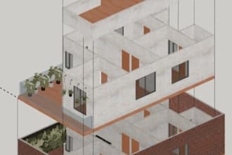 create modern house 3d interior design
