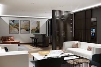 design and render realistic interior spaces