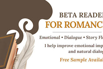 beta read your romance story with detailed feedback