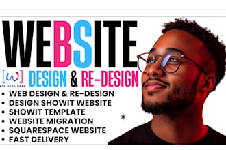 design redesign showit website showit template customize showit web development