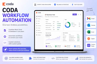 setup coda app for agile pm, CRM or custom templates