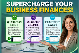 bookkeeping and accounting in quickbooks and zoho books