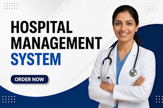 develop hospital management system website with admin panel