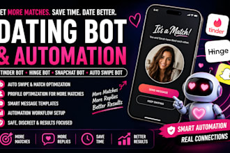 automate your dating app using tinder bot hinge bot and auto swipe bot