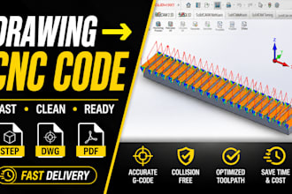 create cnc gcode from your drawing fast and accurate