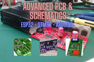 design advance pcb and schematics for embedded and iot system
