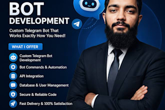 make telegram bot for your business, group, channels and other thing