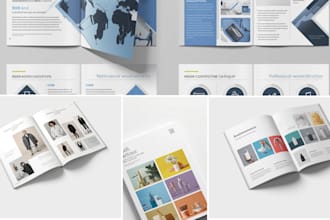 minimalist product catalogue brochure, brand portfolio, fashion lookbook freebie