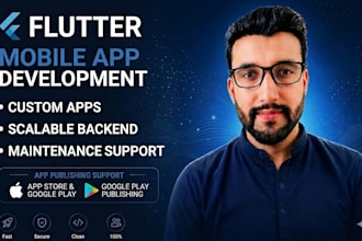 create flutter mobile app for ios android with full deployment