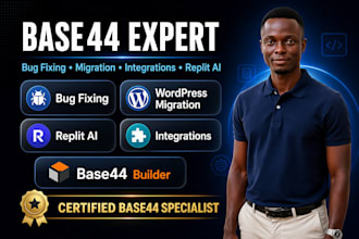 fix base44 errors, migrate base44 to wordpress, and handle base44 integrations