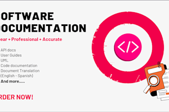 write professional user guides and software  documentation