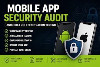 perform android and ios mobile app penetration testing