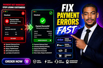 fix stripe plaid paypal payment gateway integration error fast