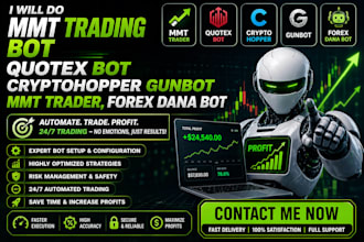 mmt trading bot, cryptohopper gunbot, mmt trader, forexdana bot, binance bot