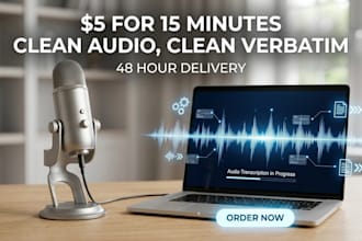 provide high accuracy english audio transcription