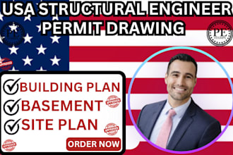 do basement plan, construction plan, floor plan, pe stamp in california and ohio