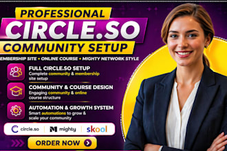 setup circle community circle so community mighty network and membership site