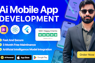 do ai mobile app development flutter app ios android app ai web app creation