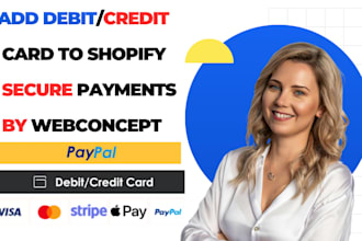 do paypal debit credit card payment gateway on shopify