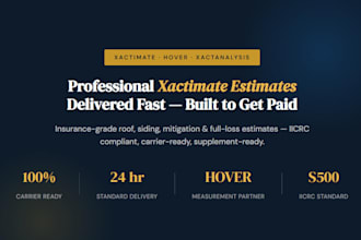 write professional xactimate estimates
