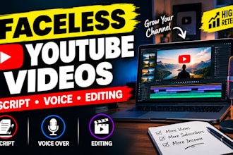 create faceless youtube automation videos