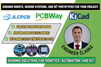 build arduino robots, iot systems, and smart sensor prototypes