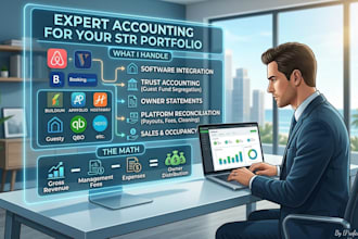 property management, short term rental bookkeeping, airbnb bookkeeping, appfolio