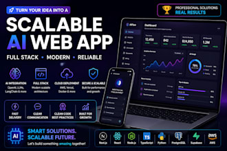 develop scalable full stack ai web apps using modern tech