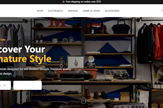 design you a professional website for your buisness