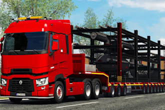 build custom accessories, add ons, trailer, cargo mods for ets2 and ats