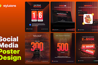 design social media posters