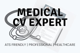 write a professional medical CV for doctors, dentist, nurses
