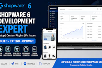 setup shopware software develop custom plugins fix shopware 6 store professional
