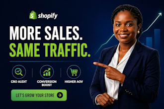 do shopify cro audit to boost conversion rate and increase sales