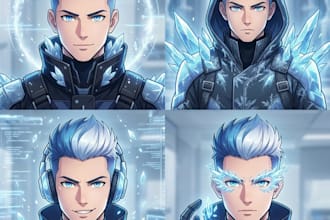 create a custom anime profile picture using ai