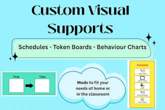 create custom visual and behaviour supports