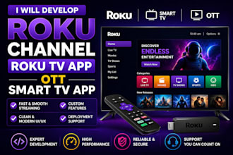 develop roku channel, roku tv app, ott smart tv app