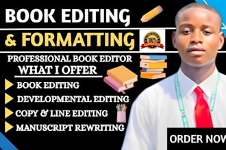 do line copy editing proofreading and structure your book