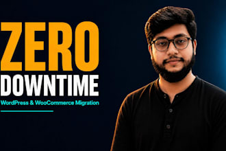 migrate your wordpress or woocommerce site with zero downtime