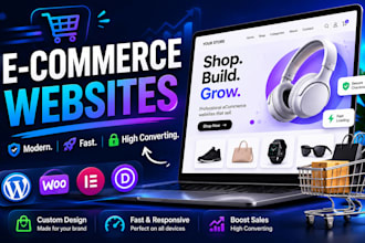 create your e commerce website