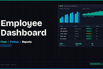 create a web app to track employee work hours and attendance