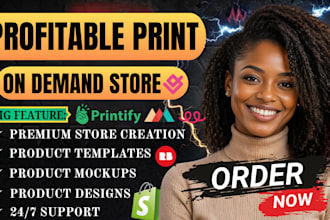 create print on demand shopify store etsy pod store with printify printful