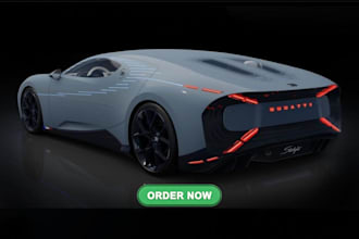 create realistic 3d cad modeling and 3d vehicle rendering or 3d truck model