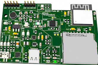 design kicad pcb board and schematic, esp32, stm32, esp8266 with gerber files