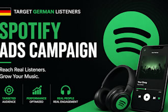 run targeted german spotify ads campaign for music promotion
