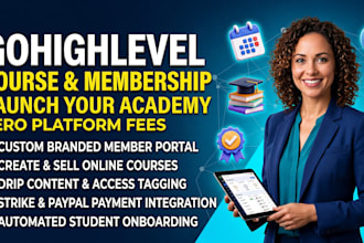 build your high converting membership site and course in gohighlevel