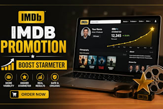 promote your imdb profile improve starmeter rank and movie visibility