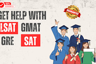 help with lsat, gmat, sat and gre tutoring