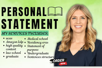 edit personal statement, statement of purpose for medical grad school